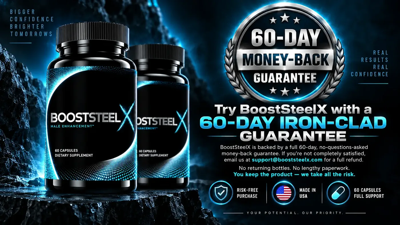 BoostSteelX 60-Day Money-Back Guarantee